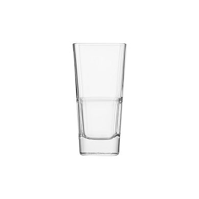 10 Strawberry Street 6-Piece Palladio Square Hiball Glassware Set