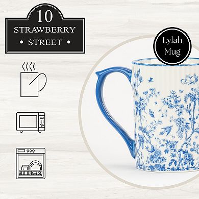 10 Strawberry Street Lylah Mug Set of 4