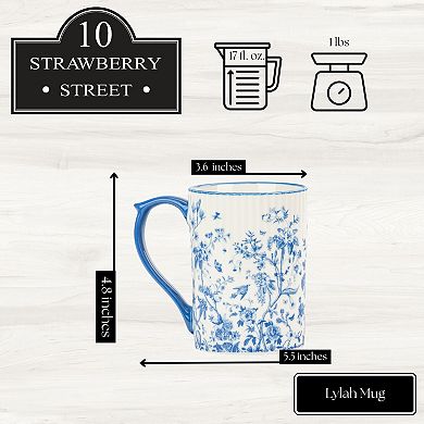 10 Strawberry Street Lylah Mug Set of 4