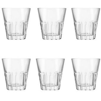 10 Strawberry Street 6 pc Stepback Glassware DOF Set