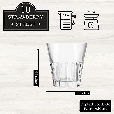 10 Strawberry Street 6-Piece Stepback Glassware DOF Set