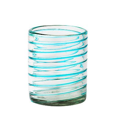 10 Strawberry Street 4-Piece Meridia Mexican Glassware DOF Glasses Set