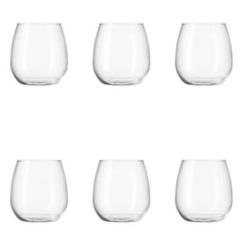 10 Strawberry Street Ducal Stemless Wine Glass Set of 6