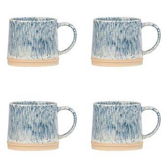 10 Strawberry Street 4 pc Rhea Mug Set