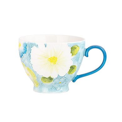 10 Strawberry Street Petaluxe Daisy Mug 4-Piece Set
