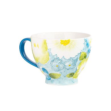10 Strawberry Street Petaluxe Daisy Mug 4-Piece Set