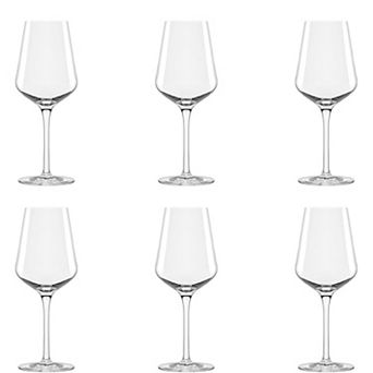 10 Strawberry Street 6 pc Breckenridge Glassware Red Wine Glass Set