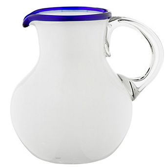 10 Strawberry Street Leon Mexican Glassware Pitcher