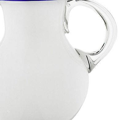 10 Strawberry Street Leon Mexican Glassware Pitcher