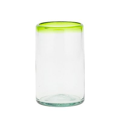 10 Strawberry Street Lime Rim Highball Glassware 4-Piece Set