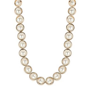 WINX Simulated Pearl Tennis Necklace