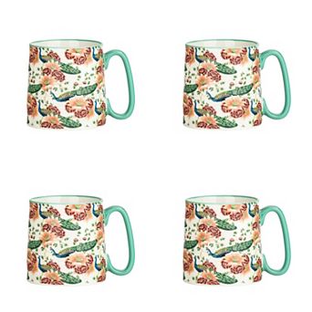 10 Strawberry Street 4 pc Bella Mug Set