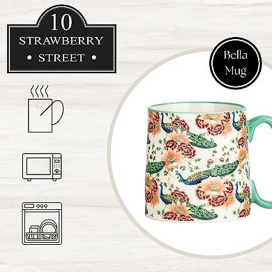 10 Strawberry Street 4-Piece Bella Mug Set