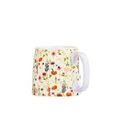 10 Strawberry Street Bella Wildflower Espresso Demitasse Stack 4-Piece Set