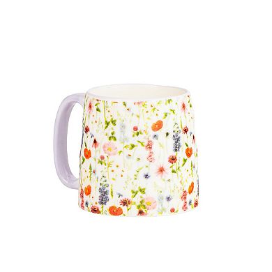 10 Strawberry Street Bella Wildflower Espresso Demitasse Stack 4-Piece Set