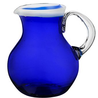 10 Strawberry Street Leon Mexican Glassware Pitcher