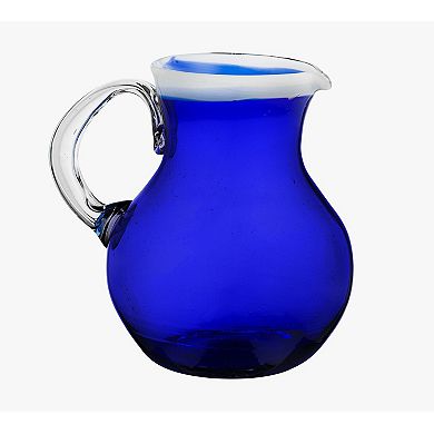 10 Strawberry Street Leon Mexican Glassware Pitcher