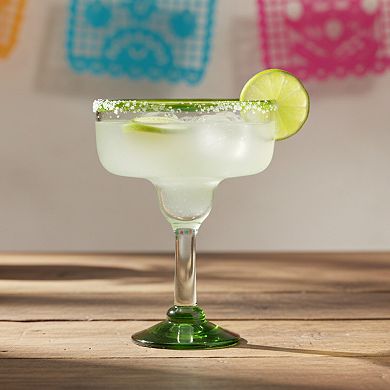10 Strawberry Street 4-Piece Margarita Glass Set
