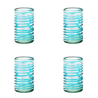 10 Strawberry Street 4 pc Meridia Hiball Glassware Set