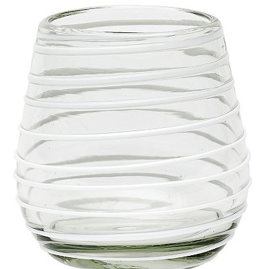 10 Strawberry Street 4-Piece Meridia Stemless Wine Glass Set