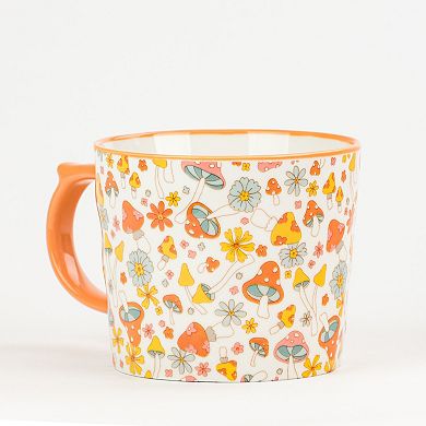 10 Strawberry Street Madison Retro Mushroom Mug Set of 4