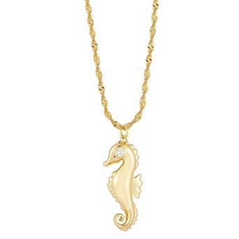WINX Cubic Zirconia Seahorse Pendant Necklace