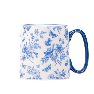 10 Strawberry Street Bella Chinoserie Mug 4-Piece Set