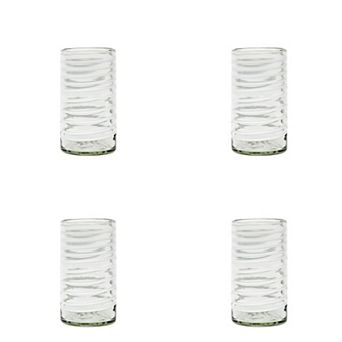 10 Strawberry Street 4 pc Meridia Hiball Glassware Set
