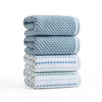 Caro Home Aurora Bath Towel, Hand Towel, or Washcloth Set