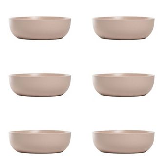 10 Strawberry Street Wazee Matte Coupe Bowl Set of 6