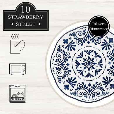 10 Strawberry Street Talavera Dinner Plate Set of 6