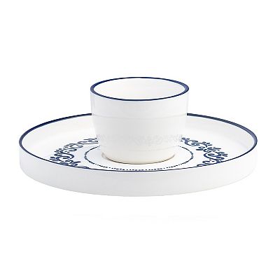 10 Strawberry Street Talavera Chip & Dip Serving Dish