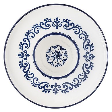 10 Strawberry Street Talavera Chip & Dip Serving Dish