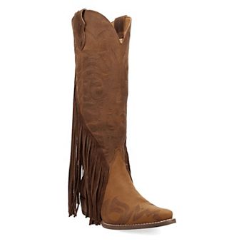 Dingo Walk West Women's Leather Fringe Boots
