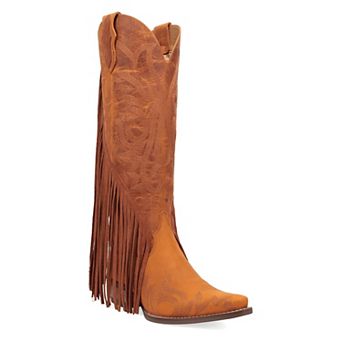 Dingo Walk West Women's Leather Fringe Boots