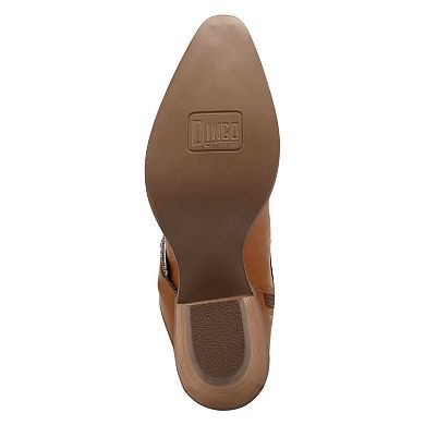 Dingo Saddle Up Women's Leather Ankle Booties With Buckle Detail
