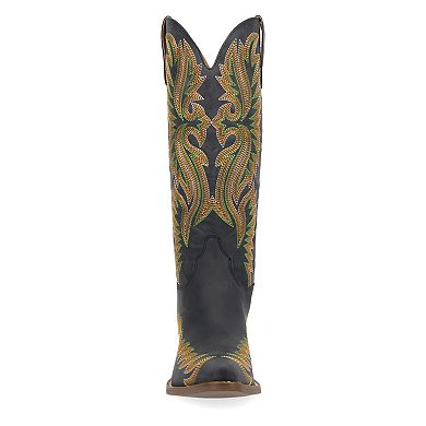 Dingo Lantana Women's Leather Embroidered Western Boots
