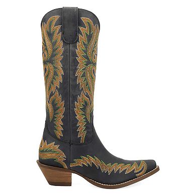 Dingo Lantana Women's Leather Embroidered Western Boots