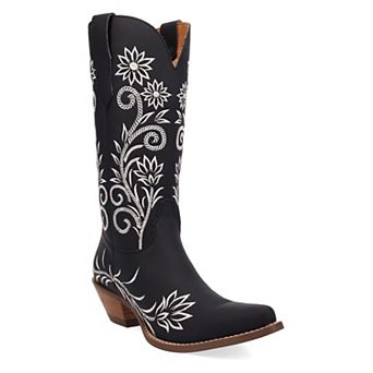 Dingo Buttercup Women's Leather Embroidered Western Boots