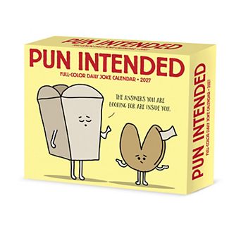 Willow Creek Press Pun Intended 2027 Box Calendar