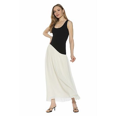Women's ALEXIA ADMOR U Neck Midi Dress