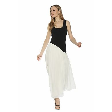 Women's ALEXIA ADMOR U Neck Midi Dress