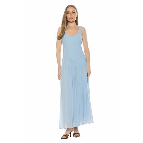 Женские платья ALEXIA Women's ALEXIA ADMOR U Neck Midi Dress