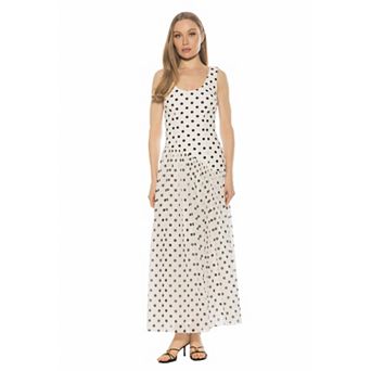 Women's ALEXIA ADMOR U Neck Midi Dress