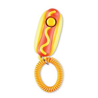 Brightkins Smarty Pooch Hot Dog Training Clicker & Reward Ring