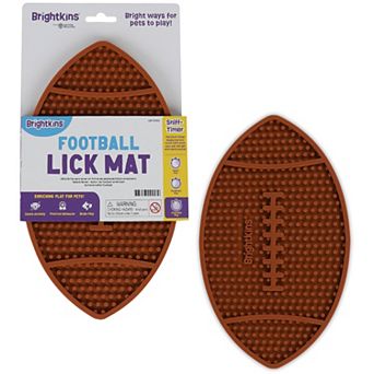 Brightkins Football Lick Mat Interactive Pet Toy