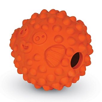 Brightkins Tough & Tumble Interactive Small Pufferfish Treat Dispenser Pet Toy