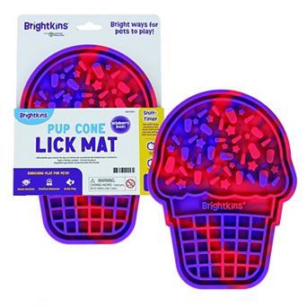 Brightkins Pup Cone Lick Mat Interactive Pet Toy
