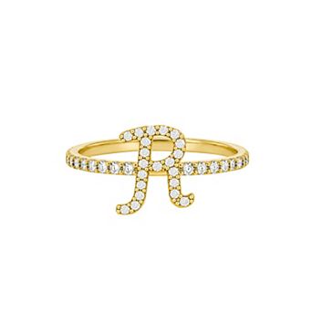 PRIMROSE Pave Cubic Zirconia Initial Ring