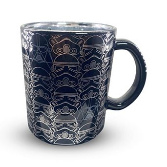Silver Buffalo Star Wars 17.5-oz. Electroplate & Foil Glass Coffee Mug